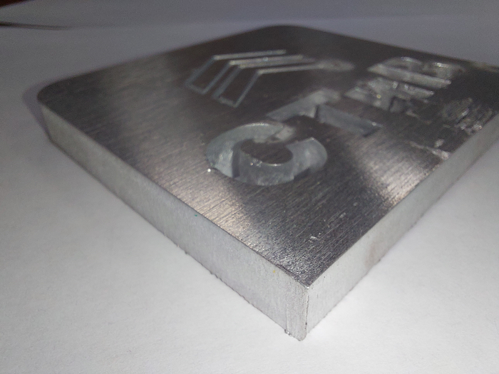 Лазерная резка алюминиевого листа пример фото 4