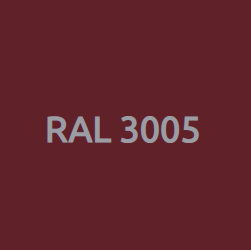 Металлический штакетник RAL 3005 Винно-красный