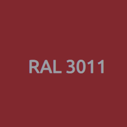 Металлический штакетник RAL 3011 Коричнево-красный