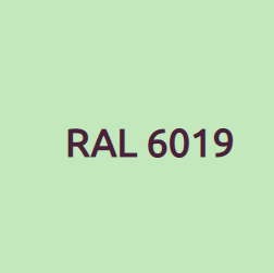 Металлический штакетник RAL 6019 Бело-зеленый