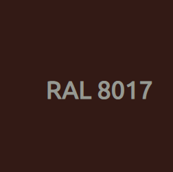 Металлический штакетник RAL 8017 Шоколадно-коричневый