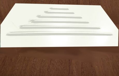Жалюзийные решетки металлические окрашенные RAL 9003 от завода СТиВ